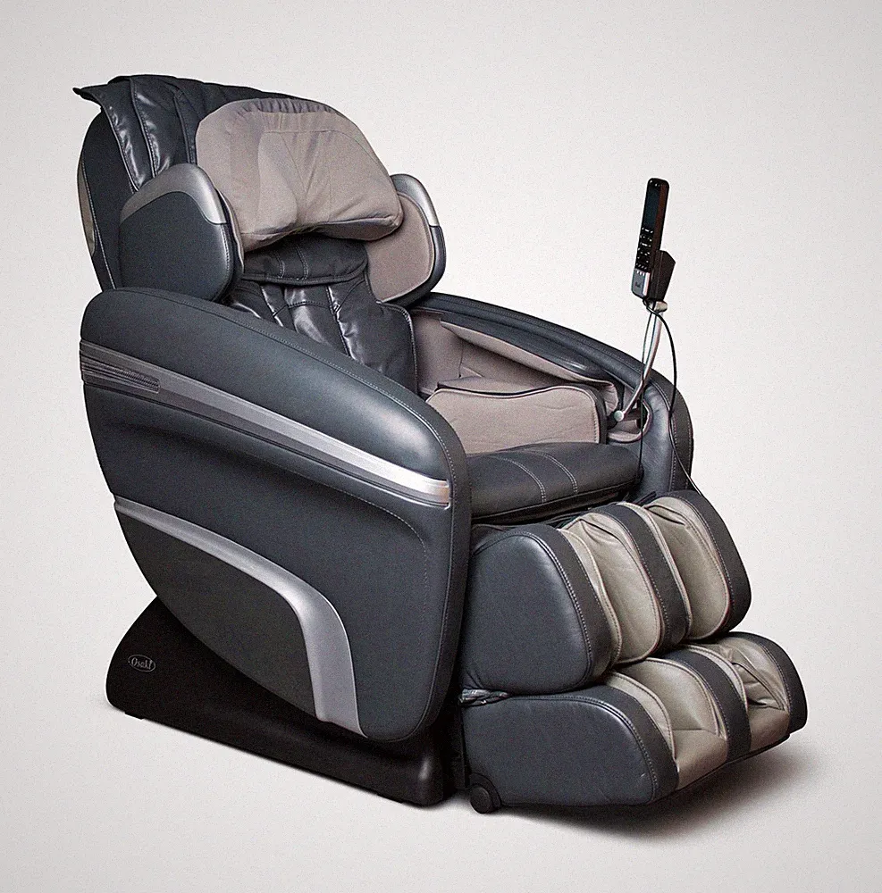 Charcoal Osaki OS-7200H Executive Zero Gravity Massage Chair Recliner with Heat