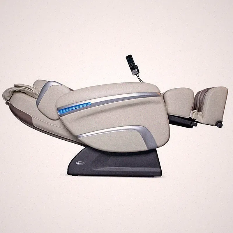 Cream Osaki OS-7200H Executive Zero Gravity Massage Chair Recliner with Heat
