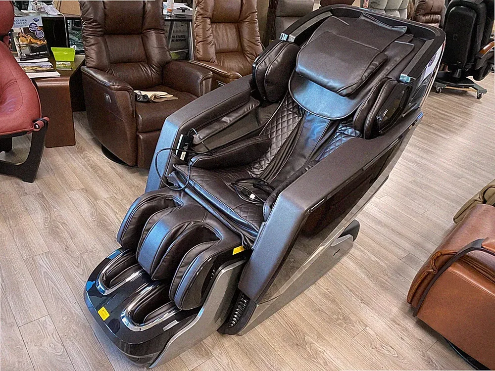 OSAKI OS-PRO EKON S L-Track Zero Gravity 3D Massage Chair Space Saver - Brown