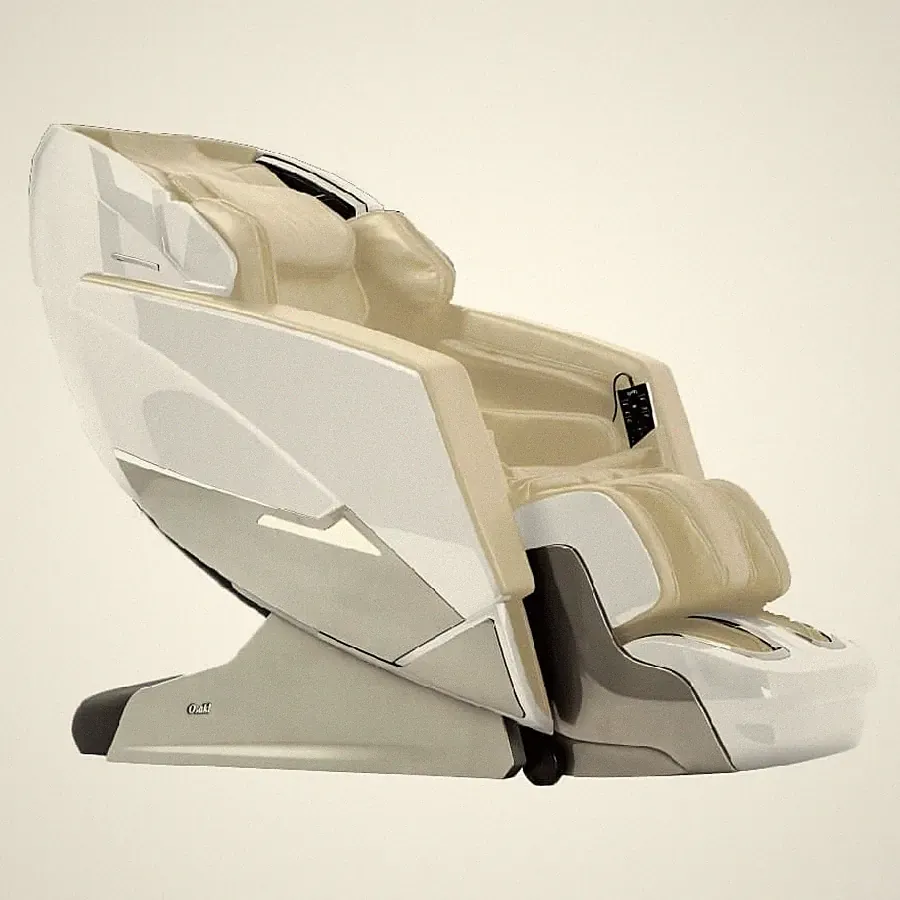OSAKI OS-PRO EKON S L-Track Zero Gravity 3D Massage Chair Space Saver - White