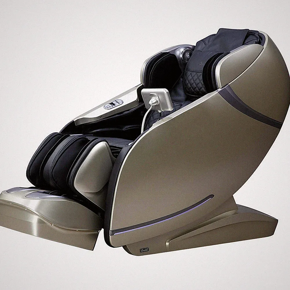 Osaki OS-Pro First Class 3D Massage Chair Zero Gravity Recliner - Black/Beige