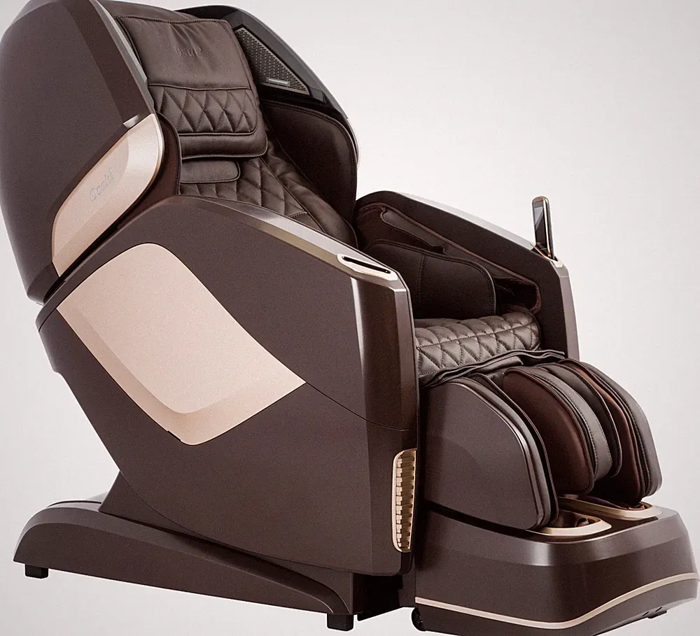 Osaki OS-Pro Maestro Massage Chair Zero Gravity Recliner with Heat - Brown Color